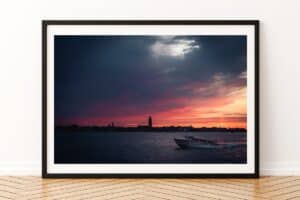 Le Coucher Et La Mer - Venise Photo Edition Limitée