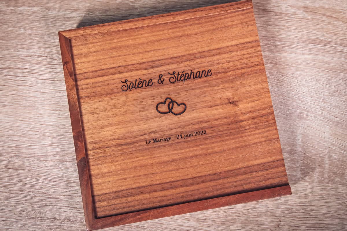 Coffret Bois 50 Tirages Photos et sa Clé USB – Image 2
